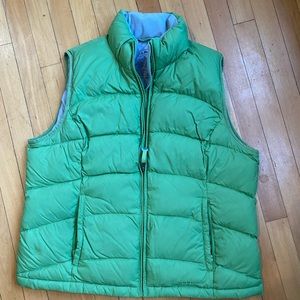 LL Bean green vest